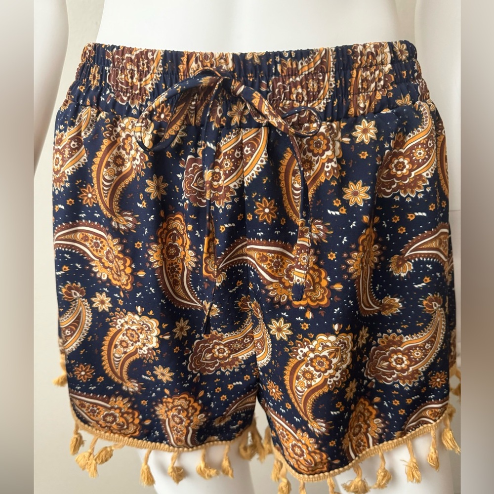 SHEIN tassle shorts